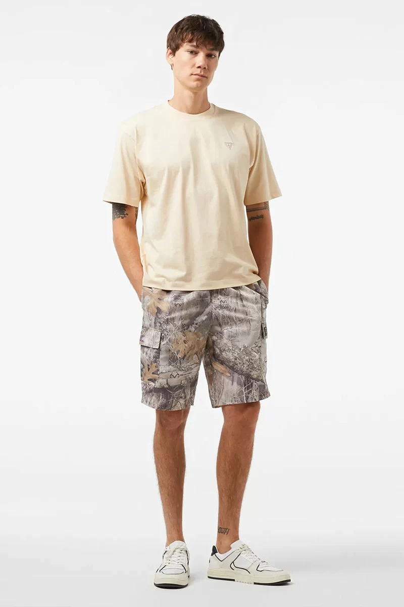 Guess jeans Gj Ss Cn Os Mını Trıangle Tee Erkek Lacivert T-Shirt M4YI46K8FQ4-A117