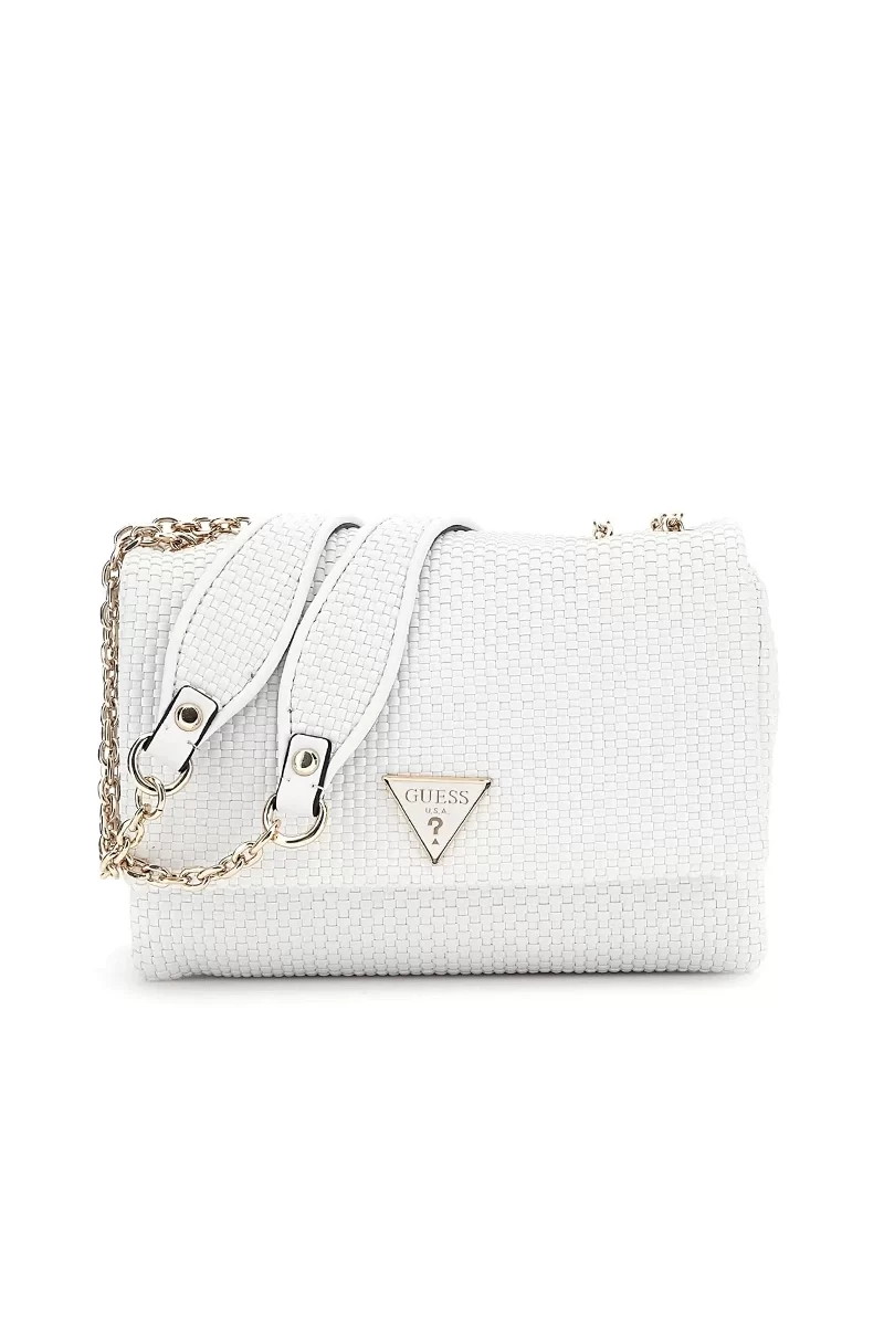 Guess Phaedra Convertıble Xbody Flap Kadın Beyaz Çapraz Çanta HWWG9638210-WHI
