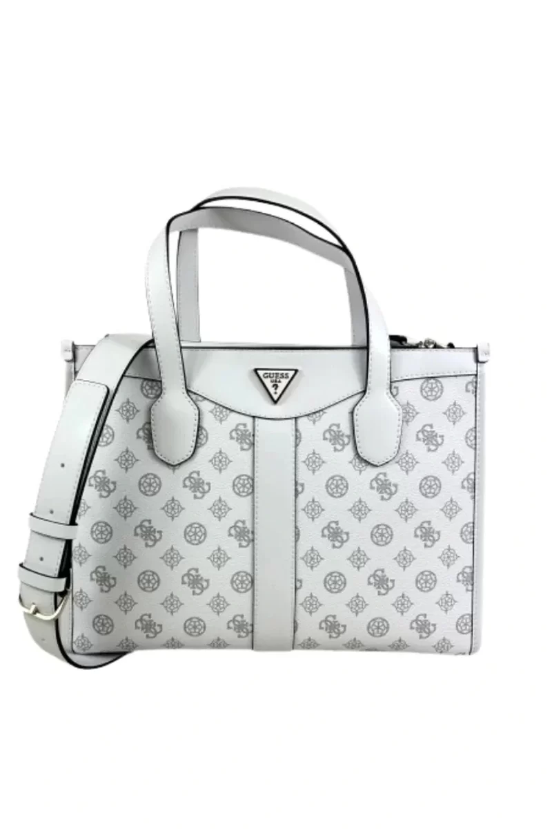 Guess Sılvana 2 Compartment Tote Kadın Beyaz El Çantası HWPM8665220-WLO