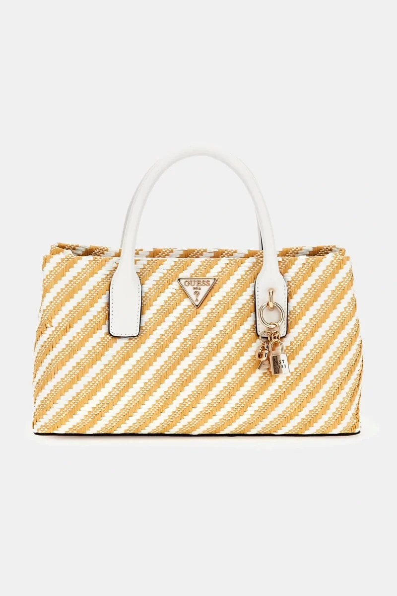 Guess Sımona Small Satchel Kadın Çok Renkli El Çantası HWWG9210050-NTW