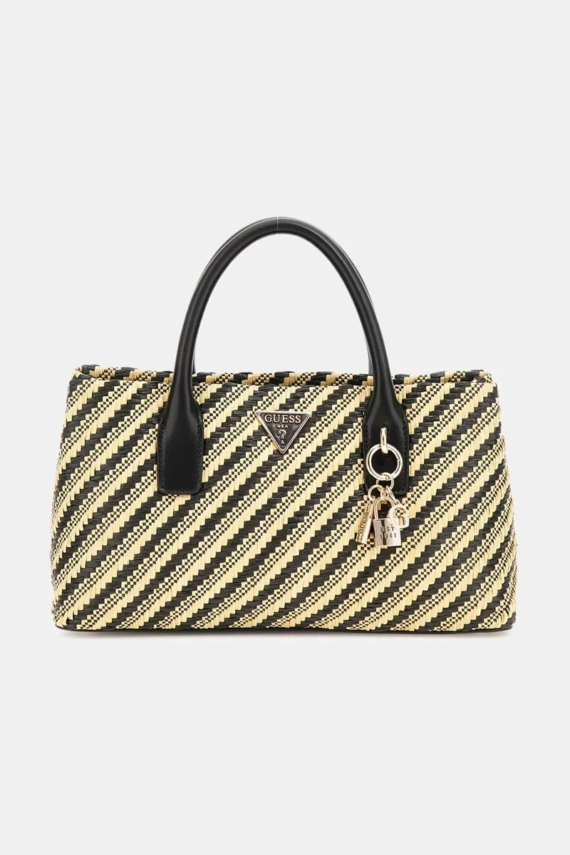 Guess Sımona Small Satchel Kadın Siyah El Çantası HWWG9210050-NTB