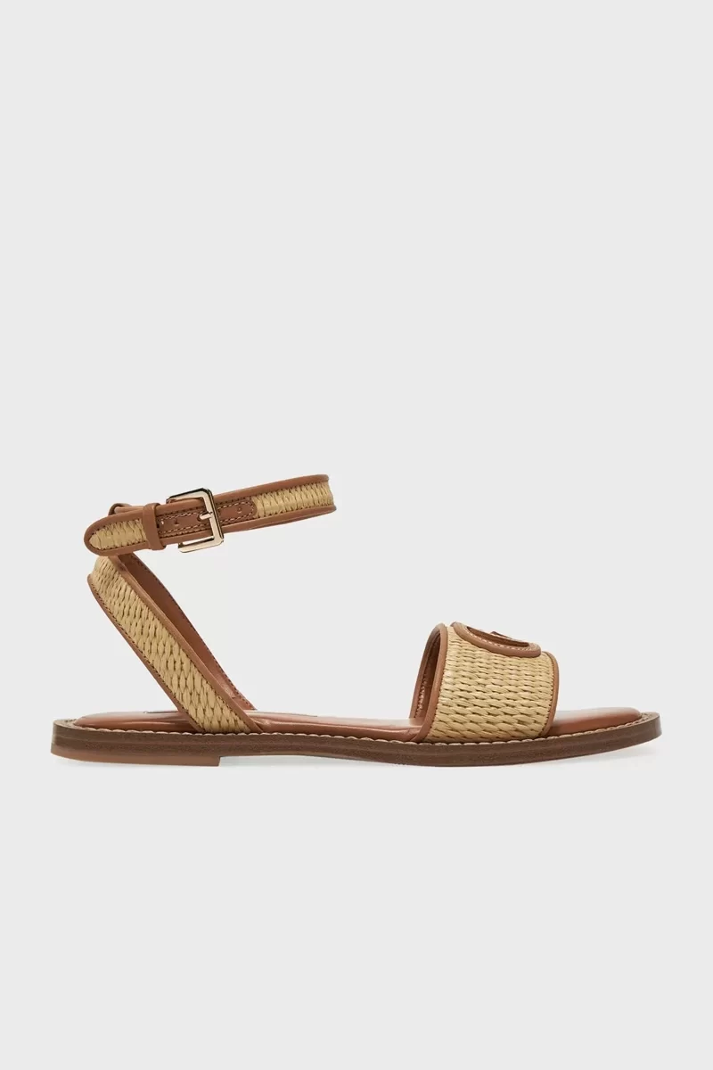 Guess Sıyona Kadın Kahverengi Sandalet FLJSIYFAB03-NATU