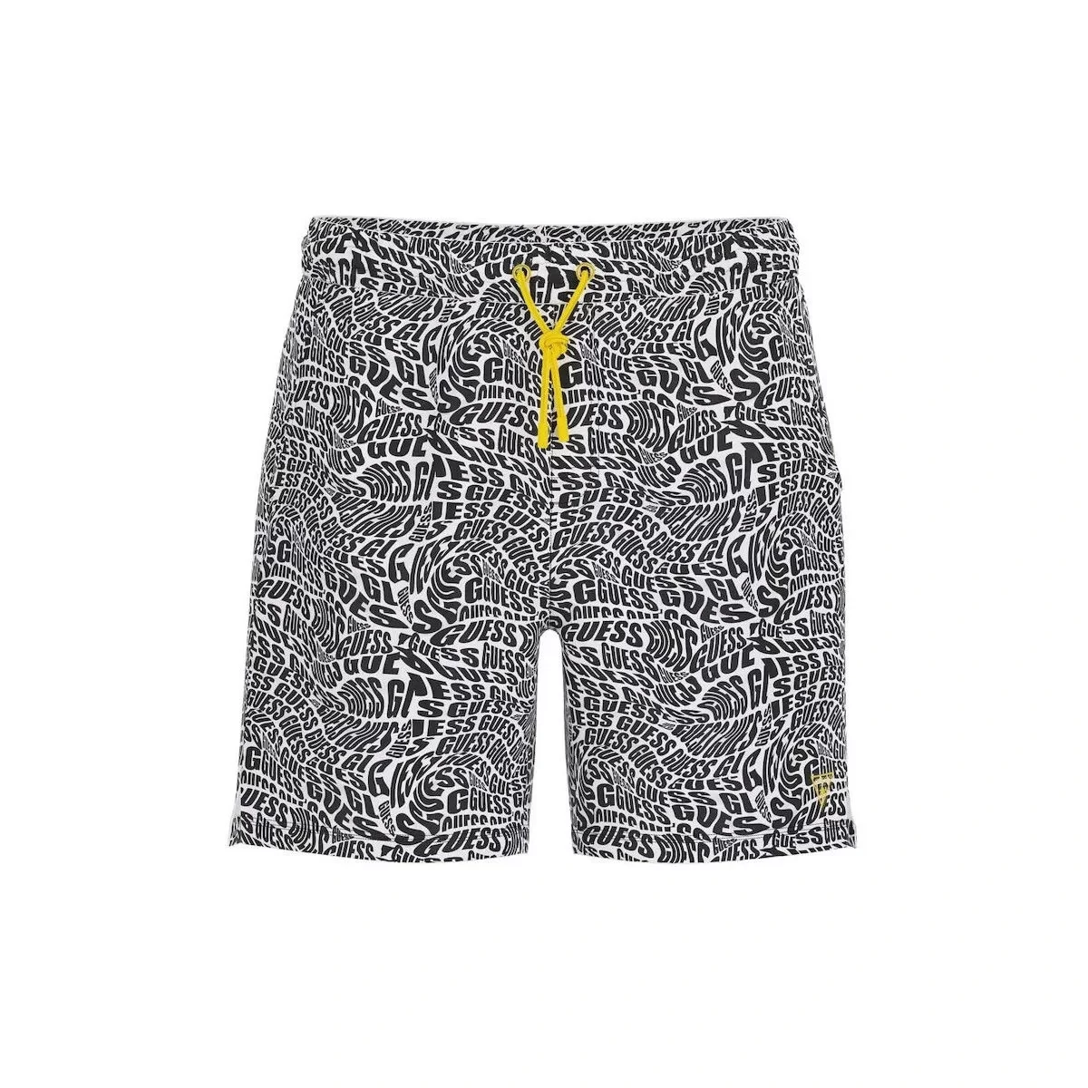 Guess Swımtrunk Medıum Dıstorted 100 Erkek Siyah Şort F5GT04WG2D2-PJ0V