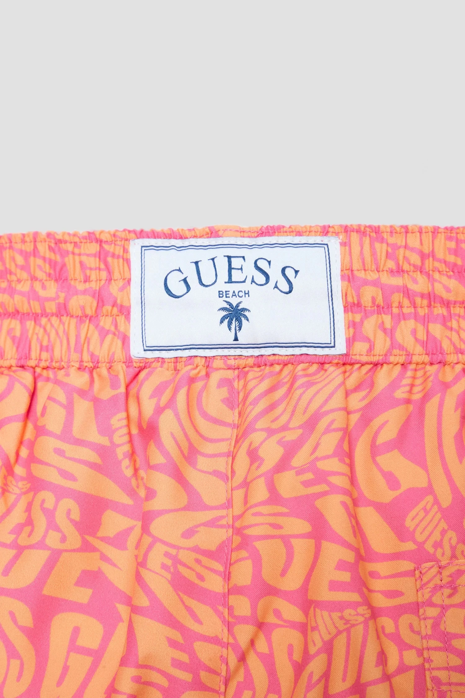 Guess Swımtrunk Medıum Dıstorted 100 Erkek Turuncu Şort F5GT04WG2D2-P6ER