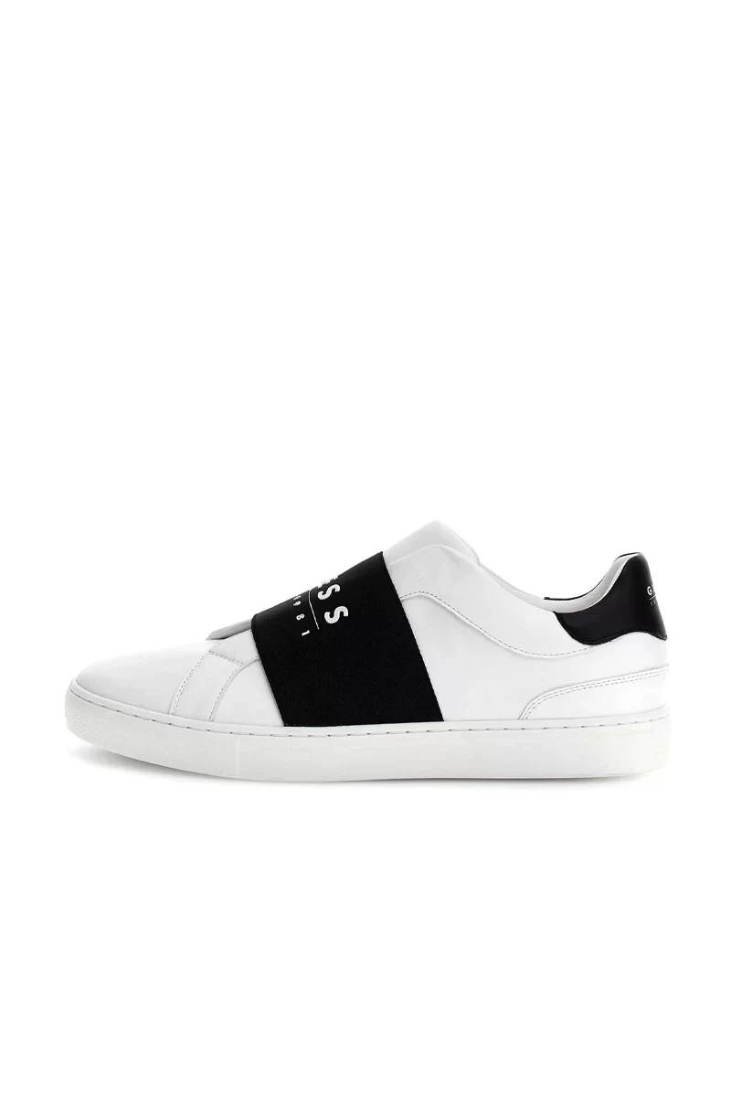 Guess Toslı Erkek Siyah/Beyaz Sneaker FMJTOSELE12-WHBLA
