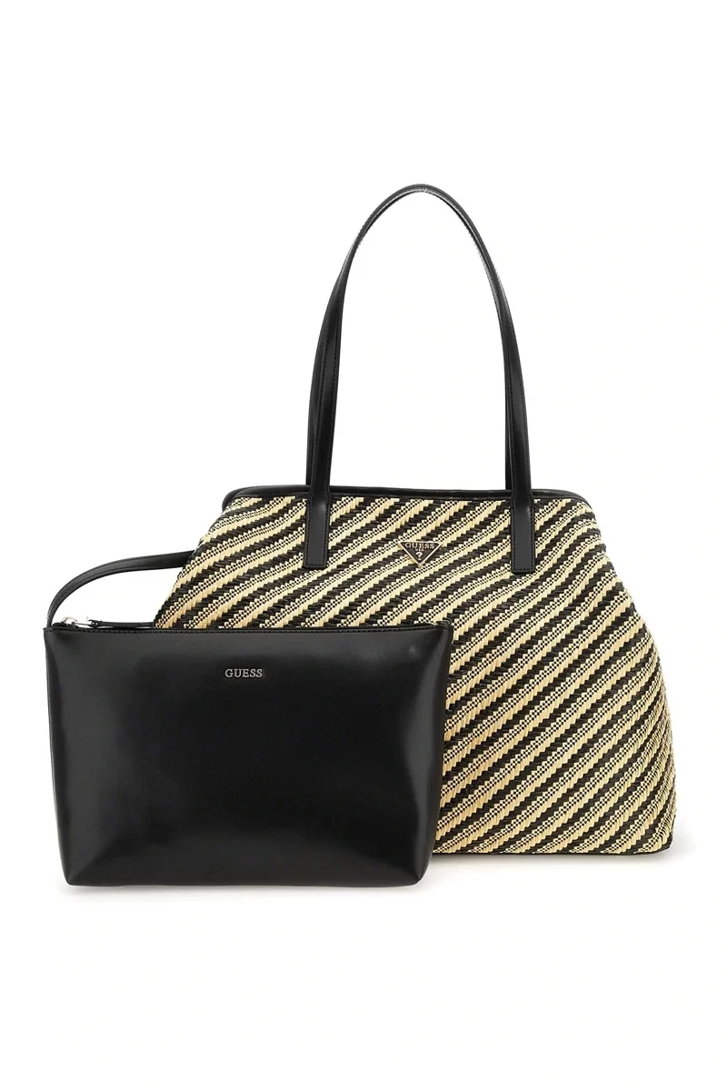 Guess Vıkky Iı Large 2 In 1 Tote Kadın Siyah Omuz Çantası HWWS9318290-NTB