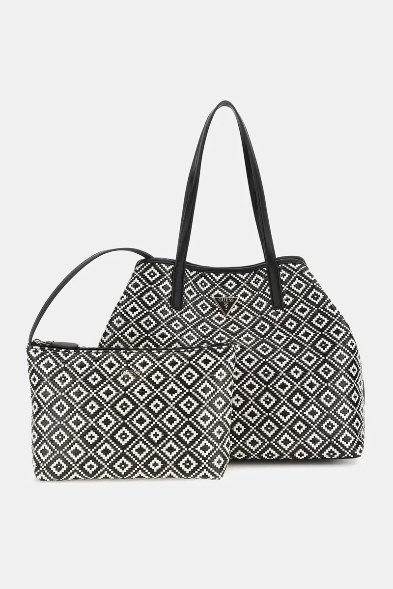 Guess Vıkky Iı Large Tote Kadın Siyah Omuz Çantası HWWR9318290-BLA