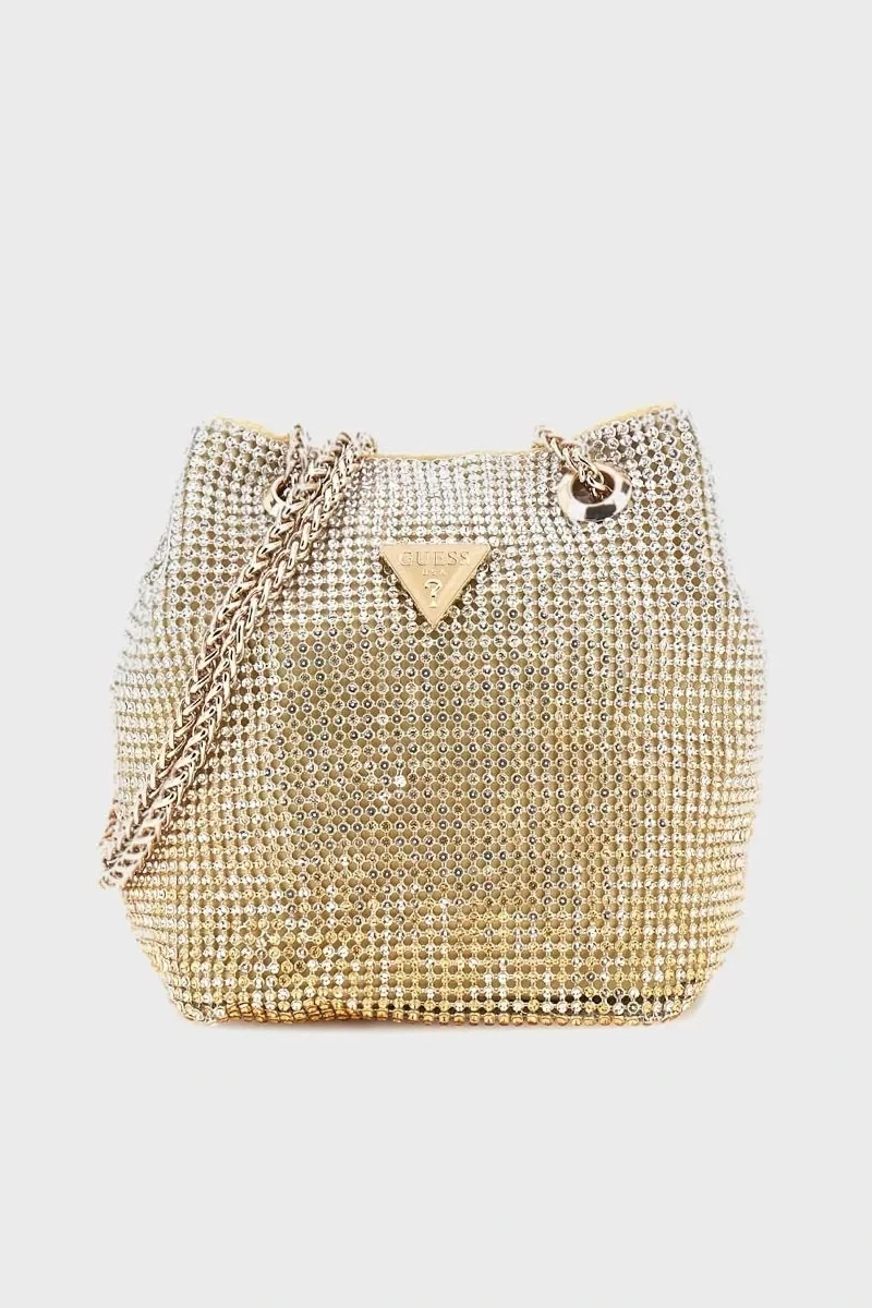 Guess Zalına Pouch Kadın Sarı Omuz Çantası HWOR9350750-GOL