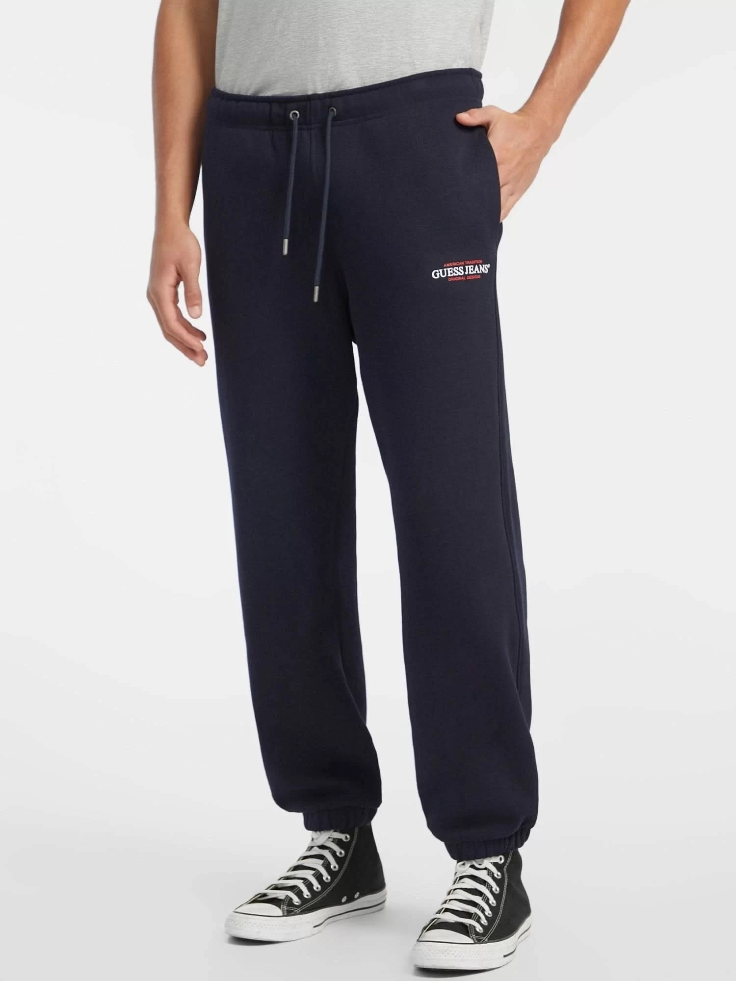 Guess jeans Gj Amerıcan Tradıtıon Jogger Erkek Lacivert Eşofman Altı M4YB18K9V31-A71W