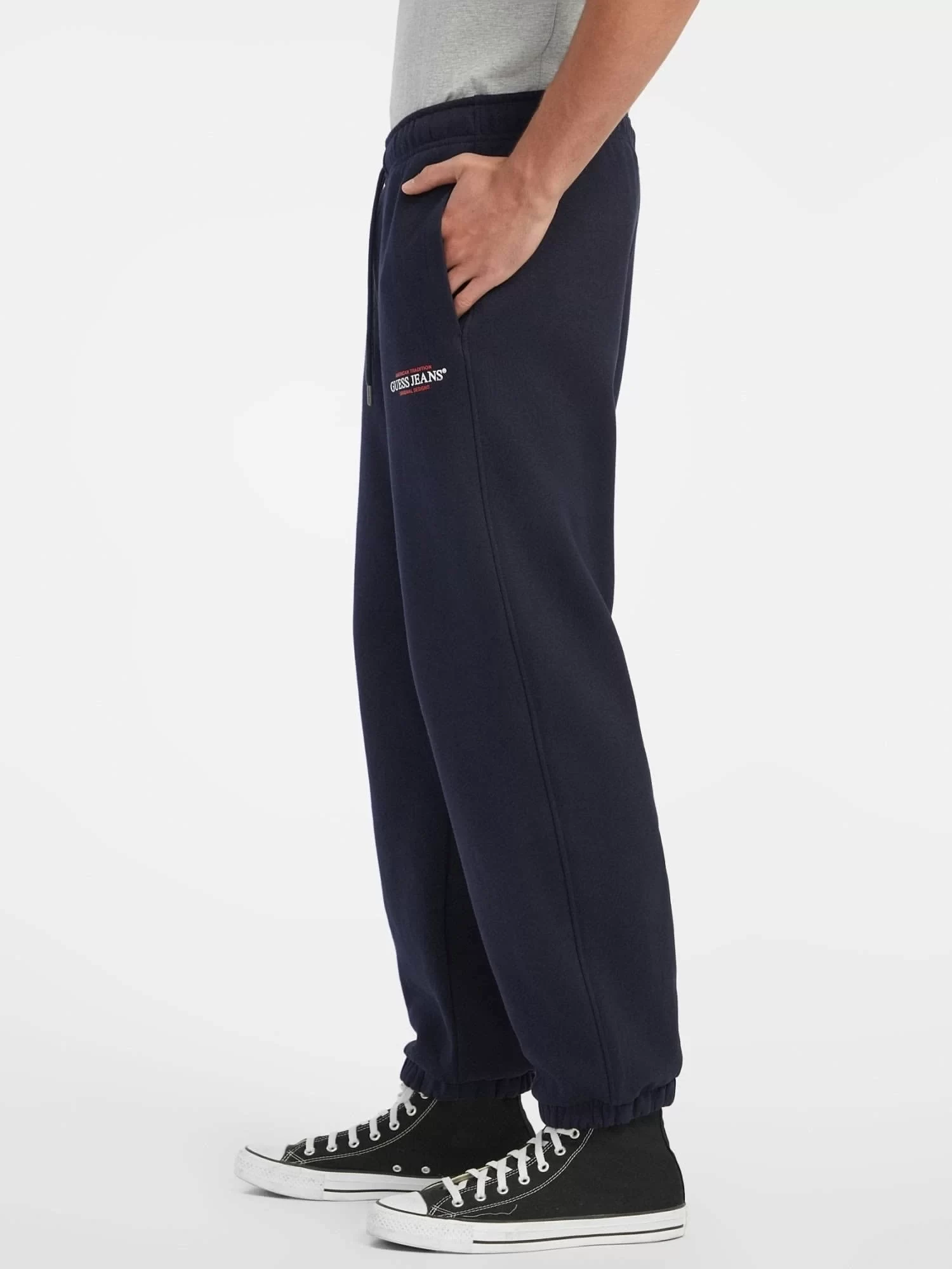 Guess jeans Gj Amerıcan Tradıtıon Jogger Erkek Lacivert Eşofman Altı M4YB18K9V31-A71W