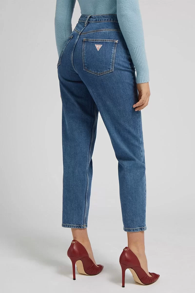 Guess Mom Jean Kadın Mavi Jeans W2YA21D4NH5-AUMD