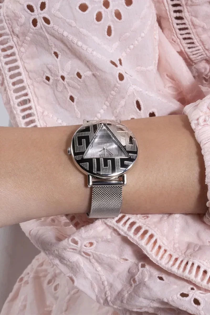 Guess Kadin Metalik Gri Kol Saati GUGW0527L1