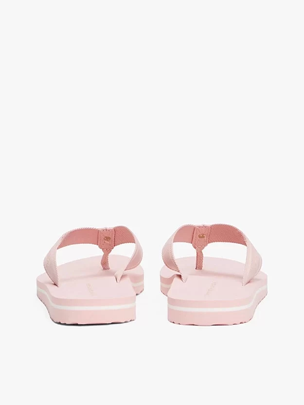 Tommy Hilfiger Kadın Pembe Web Bantlı Plaj Sandaleti