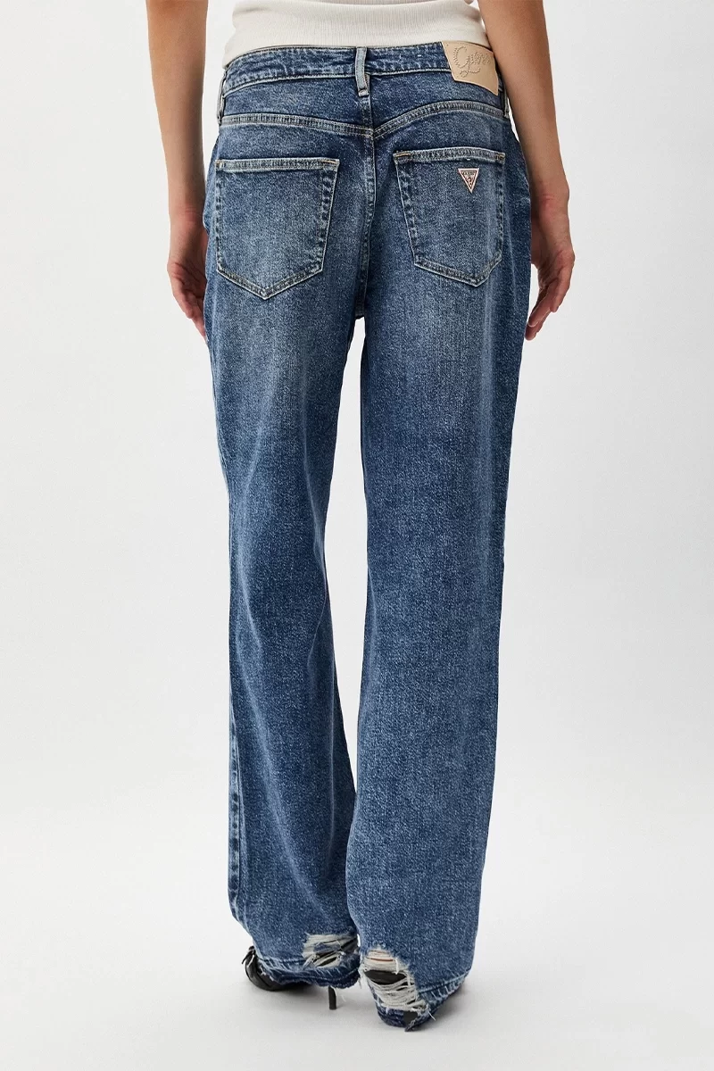 Guess Hollywood Kadın Mavi Jeans W4YA73D4WBF-BR3K