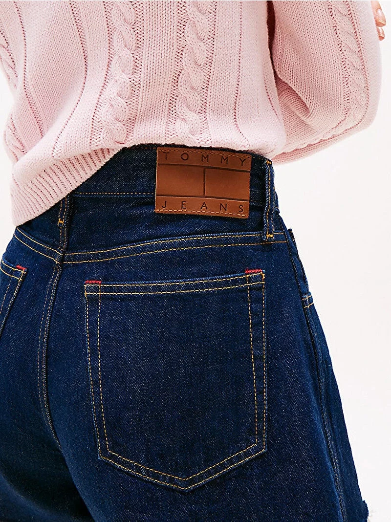 Tommy Hilfiger Kadın Lacivert Kot Şort