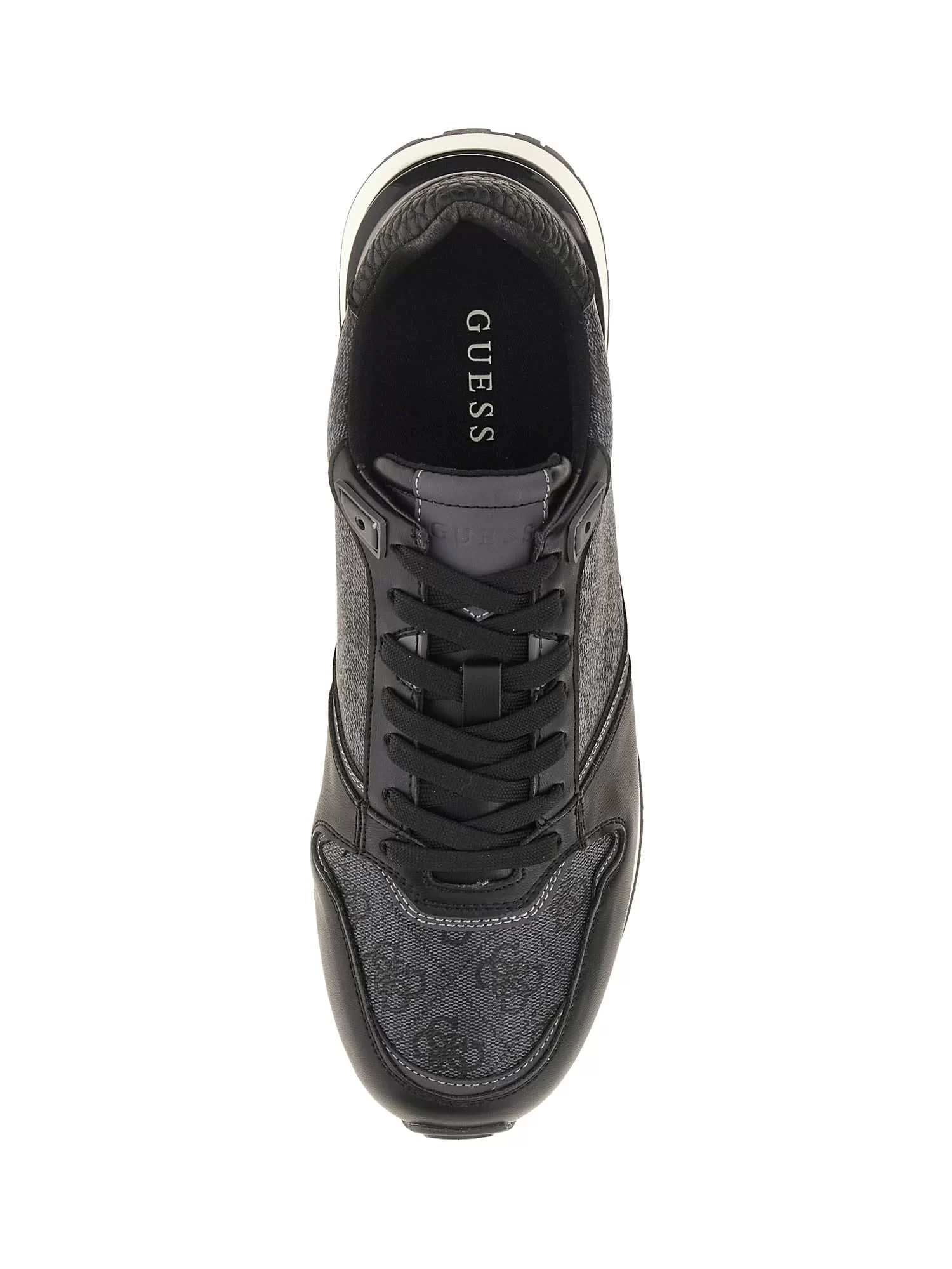 Guess Island Erkek Siyah Sneaker FMJISLELL12-BLACK