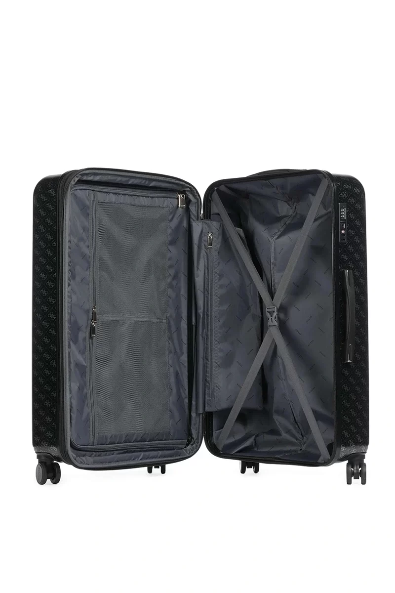Guess Jesco 28 In 8-Wheeler Erkek Siyah Valiz TWE83899880-COA