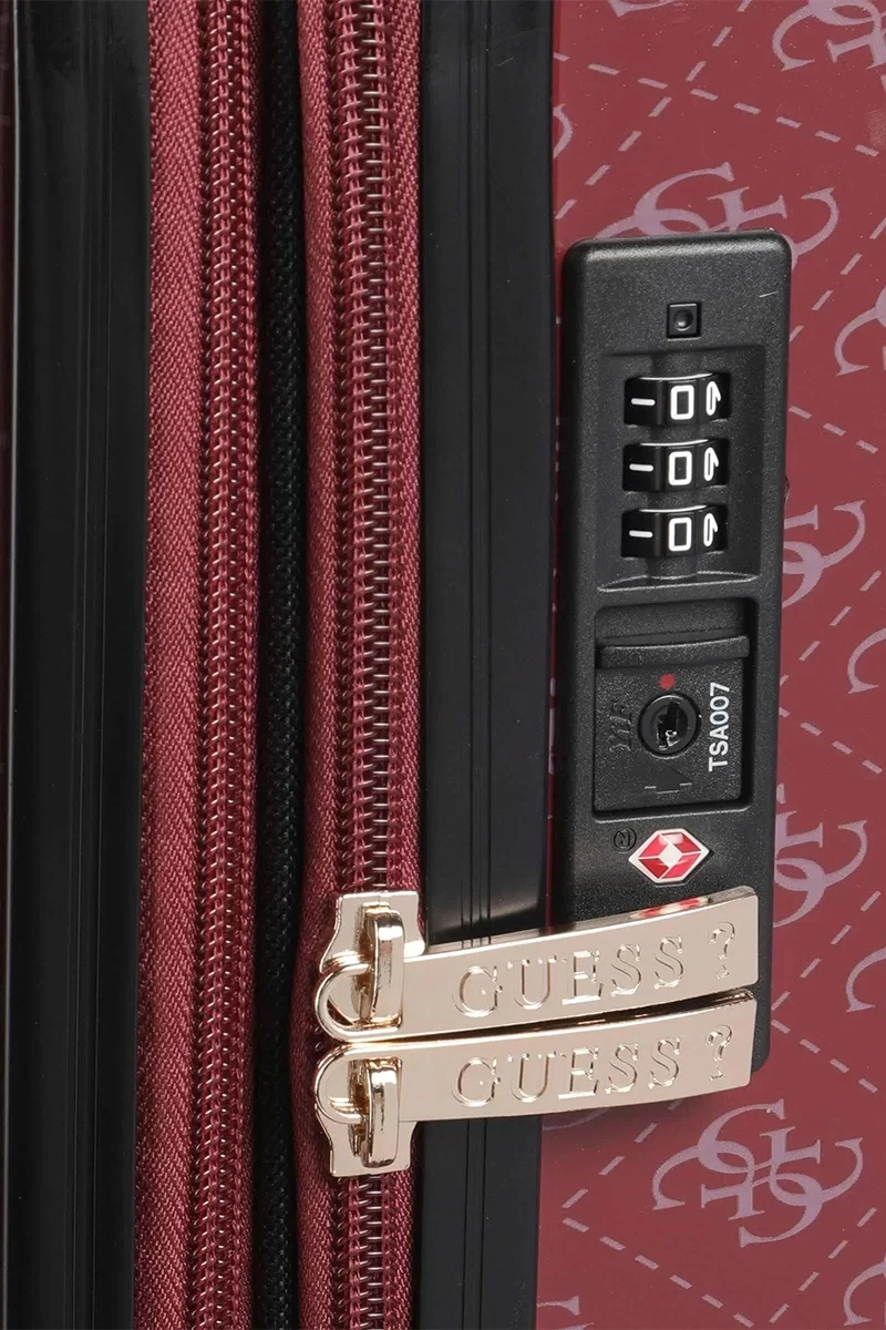 Guess Jesco 28 In 8-Wheeler Kadın Kırmızı Valiz TWE83899880-CLA