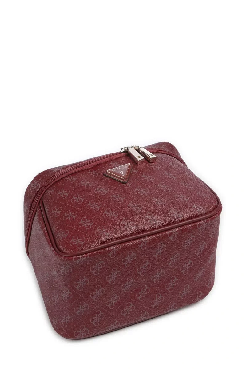 Guess Jesco Toıletry Traın Case Kadın Kahverengi Makyaj Çantası TWQ83890390-CLA
