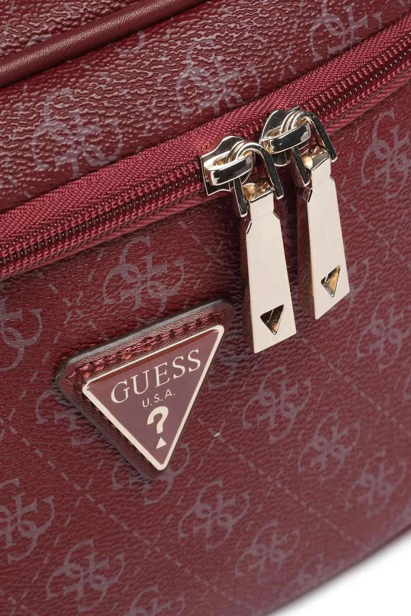 Guess Jesco Toıletry Traın Case Kadın Kahverengi Makyaj Çantası TWQ83890390-CLA