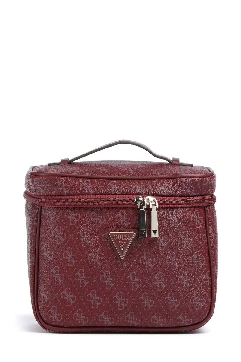 Guess Jesco Toıletry Traın Case Kadın Kahverengi Makyaj Çantası TWQ83890390-CLA