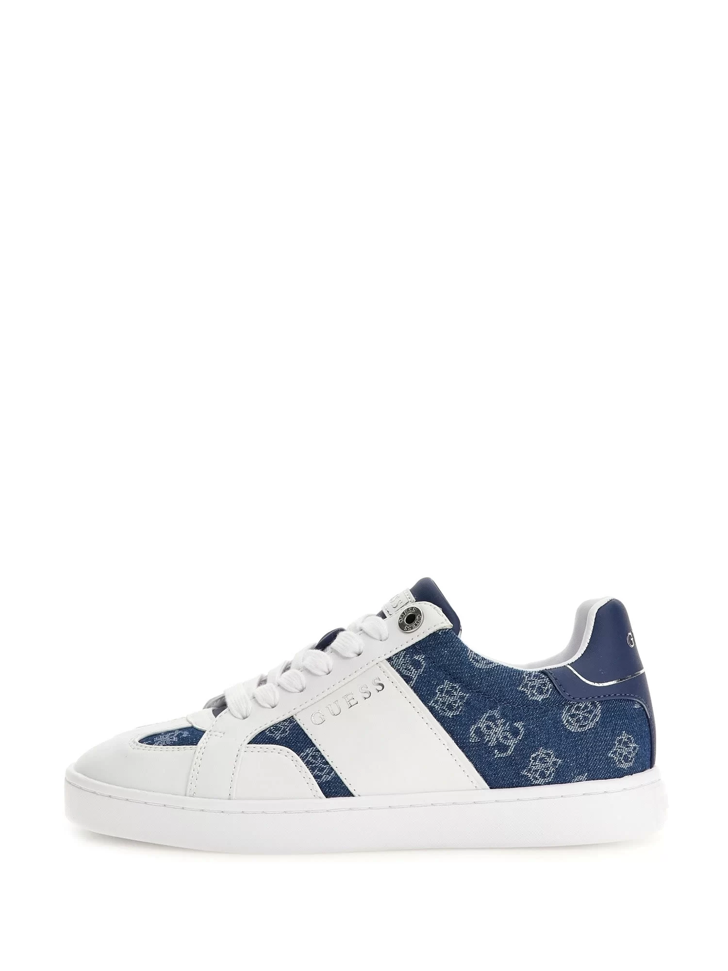 Guess Jrone4 Kadın Beyaz/Mavi Sneaker FLJRO4DEN12-WHBLU
