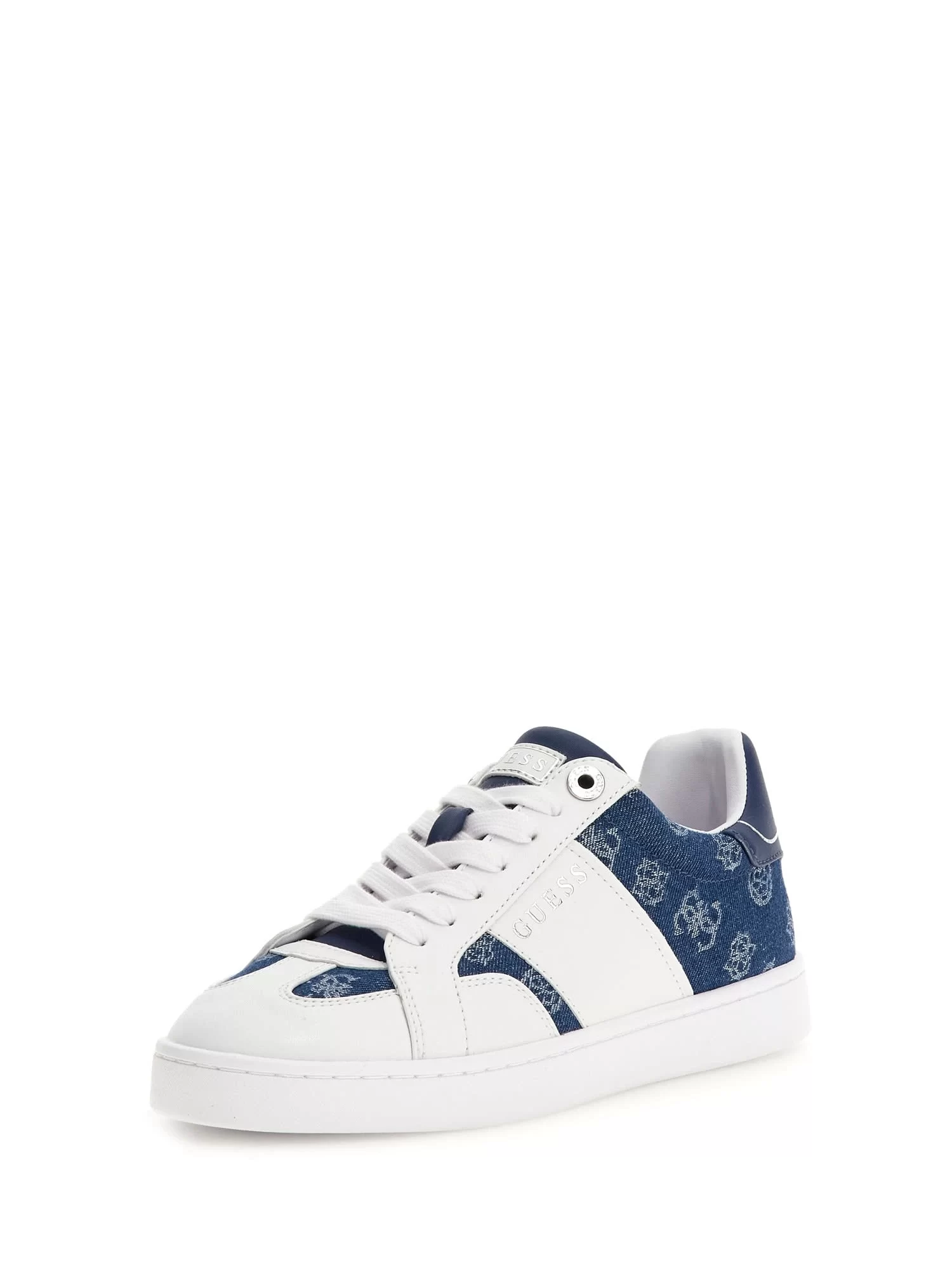 Guess Jrone4 Kadın Beyaz/Mavi Sneaker FLJRO4DEN12-WHBLU