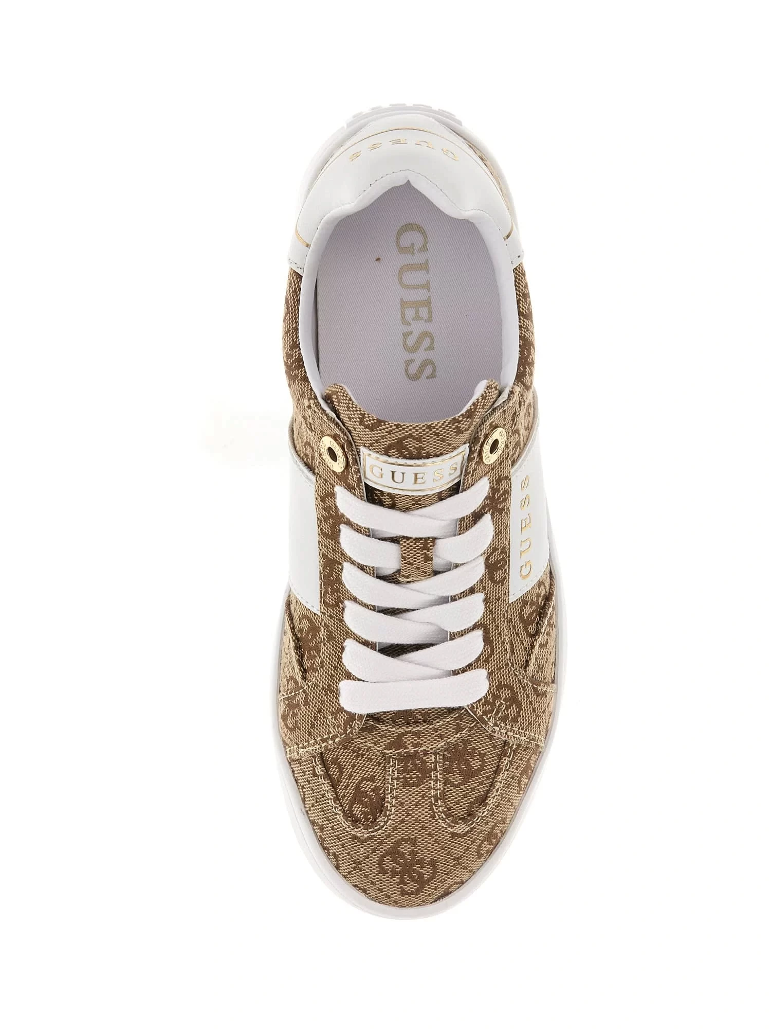 Guess Jrone5 Kadın Bej/Kahverengi Sneaker FLJRO5FAL12-BEIBR