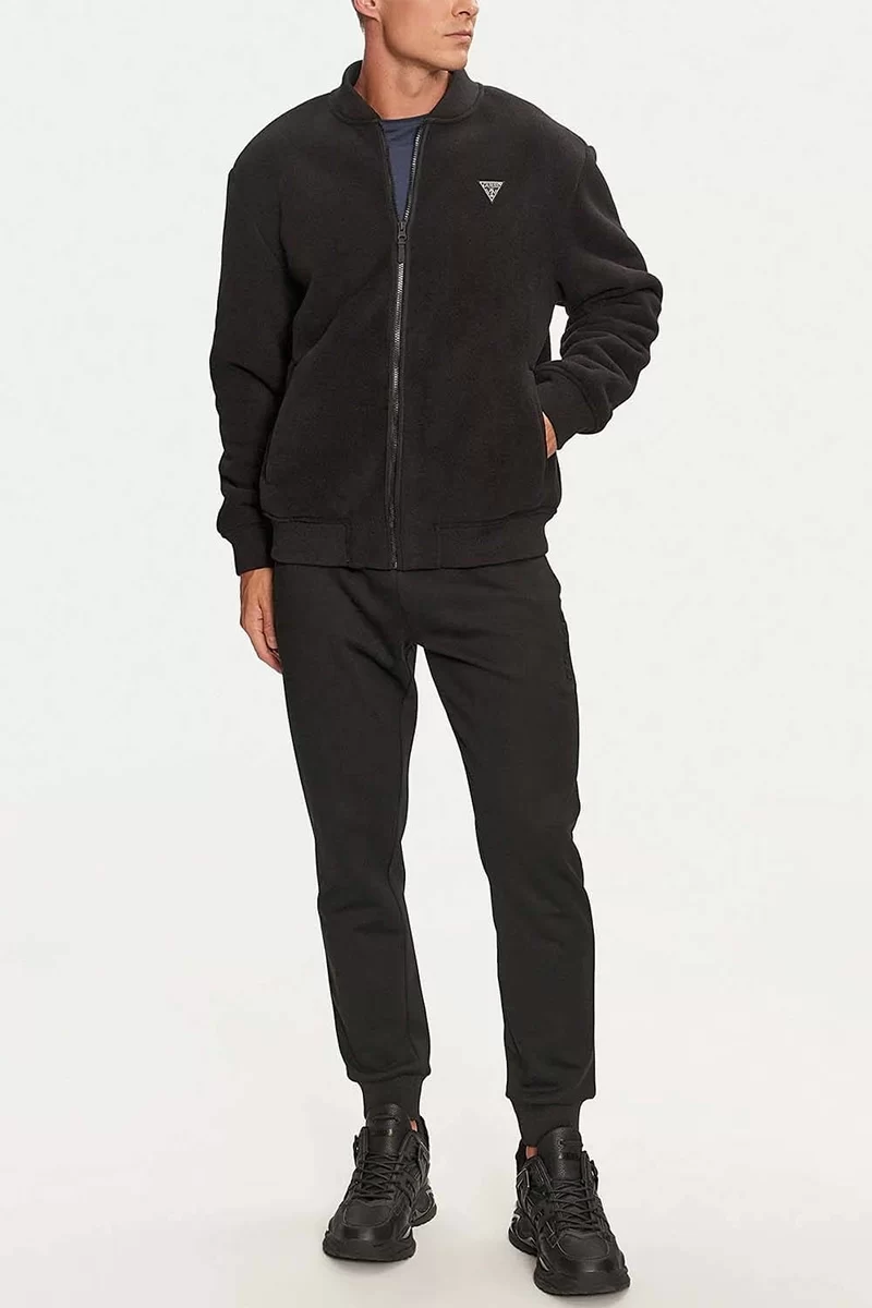 Guess Keıd Sherpa Jacket Erkek Siyah Ceket Z4BL04KCEB0-JBLK