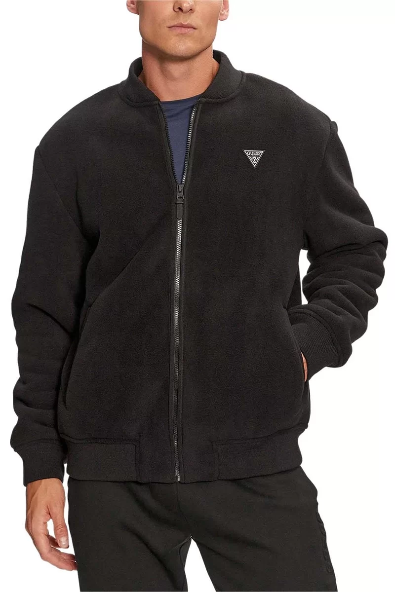Guess Keıd Sherpa Jacket Erkek Siyah Ceket Z4BL04KCEB0-JBLK