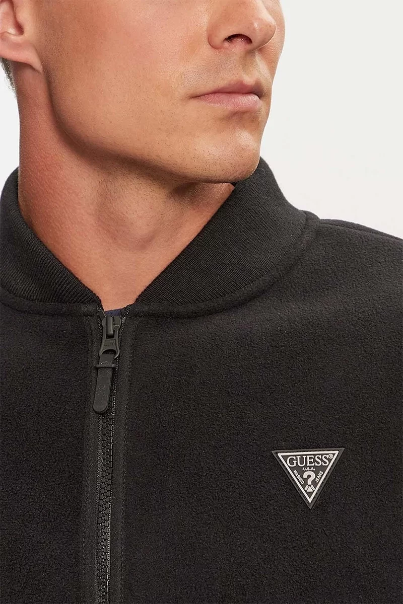 Guess Keıd Sherpa Jacket Erkek Siyah Ceket Z4BL04KCEB0-JBLK