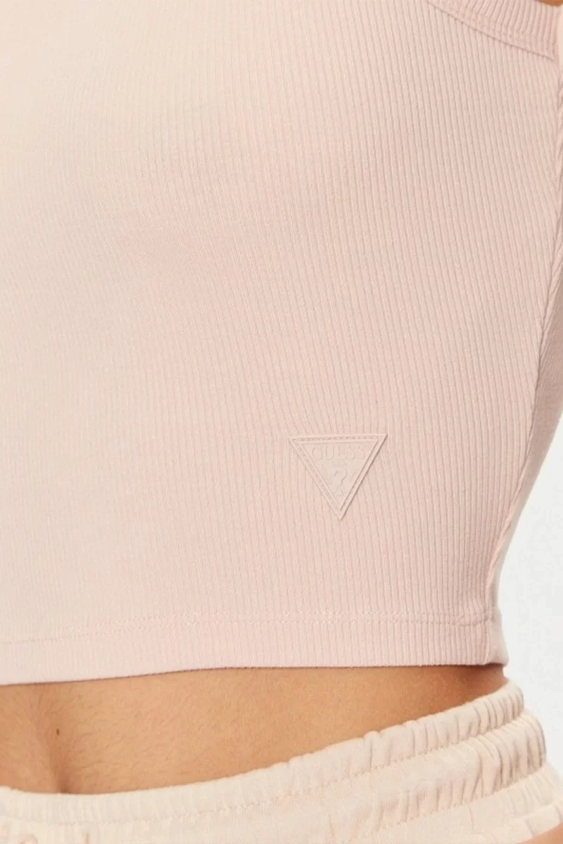 Guess Edıe Tank Top Kadın Pembe Atlet V3GP19K8RT2-G6O1