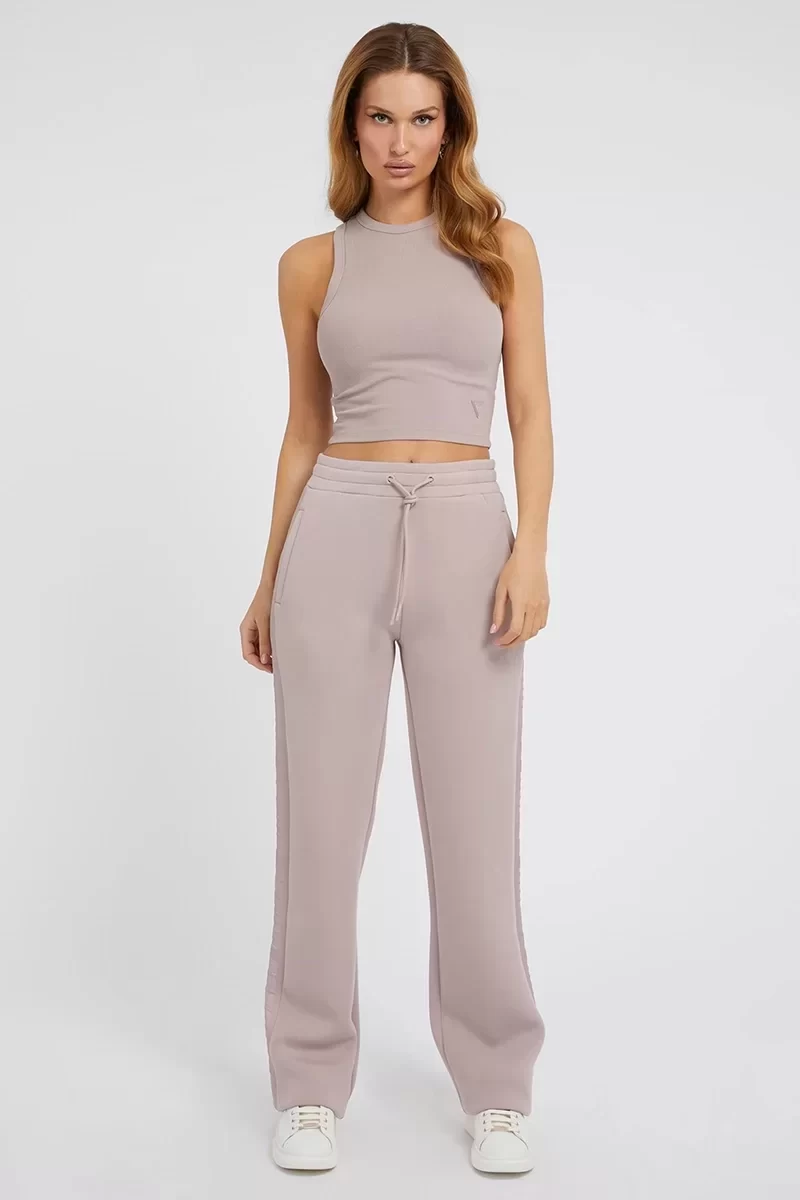 Guess Edıe Tank Top Kadın Pembe Crop V3GP19K8RT2-G4Q9