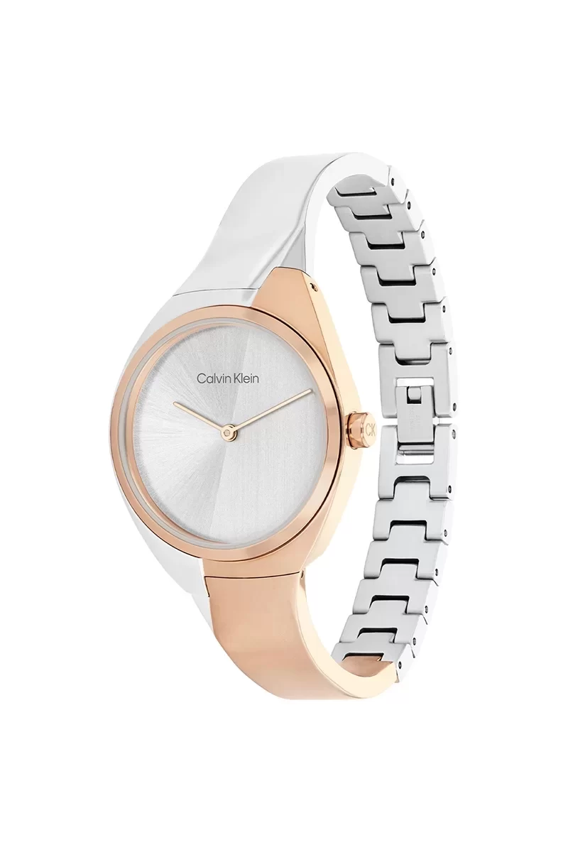 Calvin Klein Saat Kadin Metalik Gri Kol Saati CK25200237