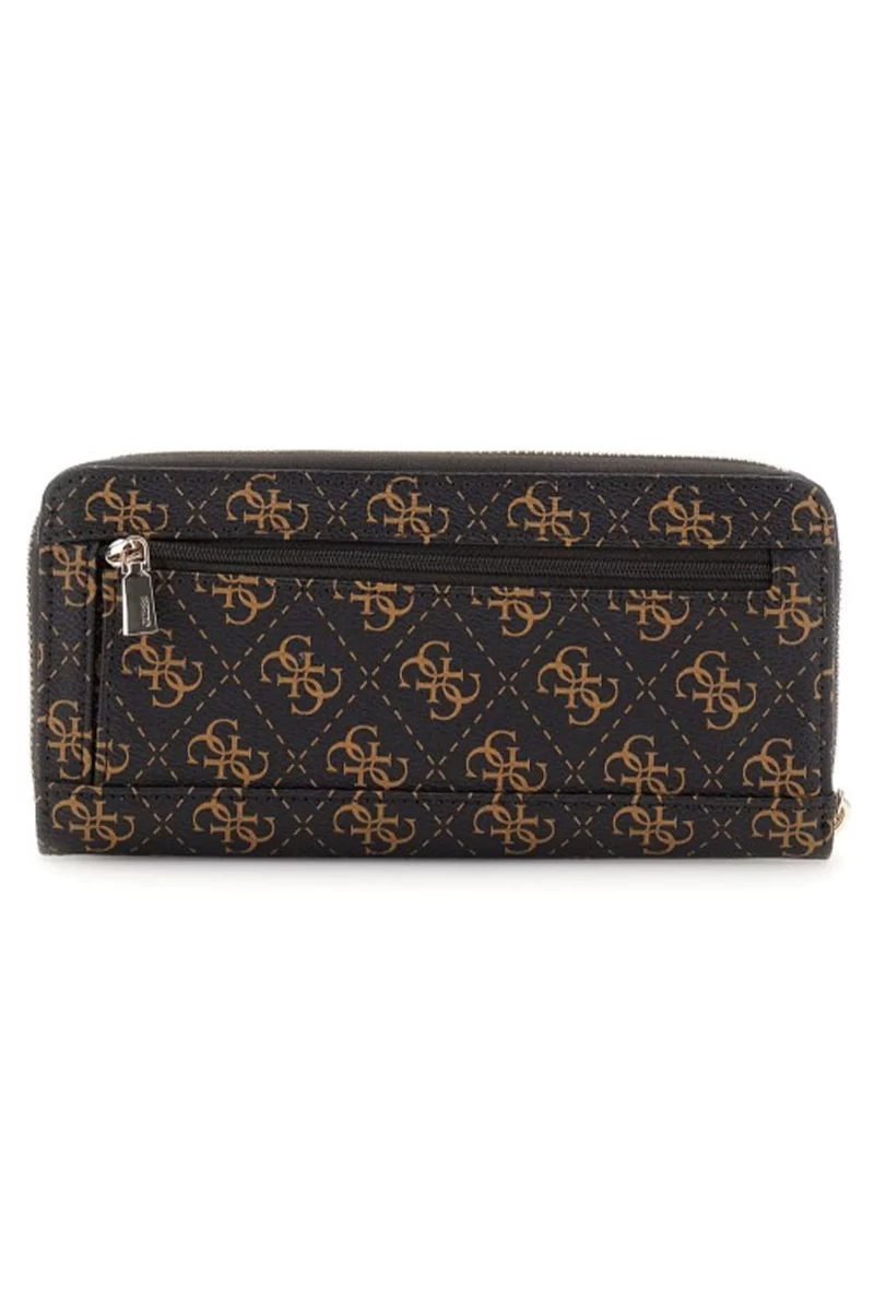 Guess Laurel Slg Large Zıp Around Kadın Kahverengi Cüzdan SWQE8500146-BNL