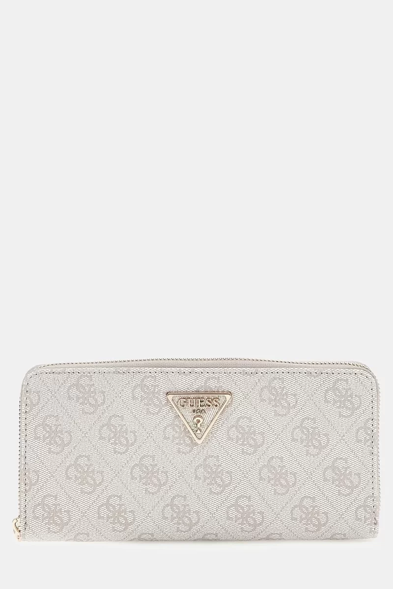 Guess Laurel Slg Large Zıp Around Kadın Krem Cüzdan SWSD8500146-DVL
