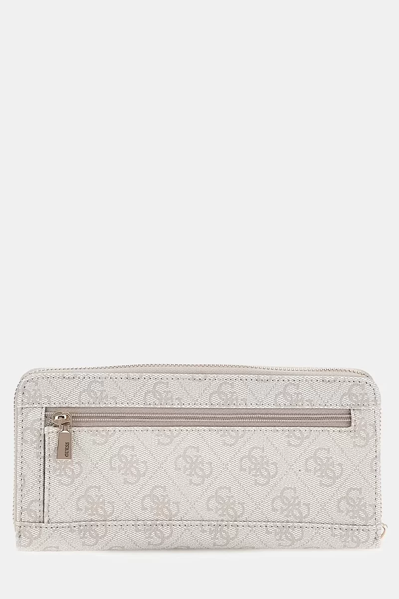 Guess Laurel Slg Large Zıp Around Kadın Krem Cüzdan SWSD8500146-DVL
