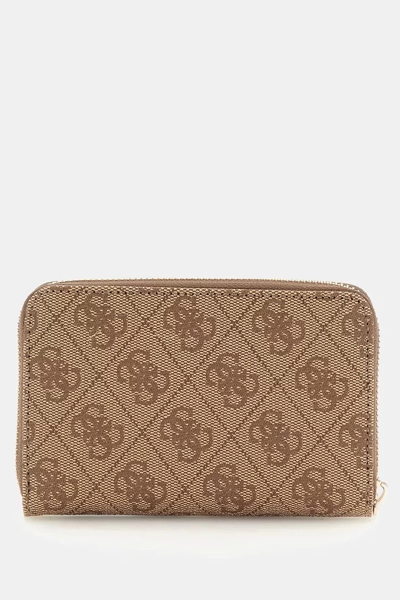 Guess Laurel Slg Medıum Zıp Around Kadın Kahverengi Cüzdan SWSG8500140-LTL