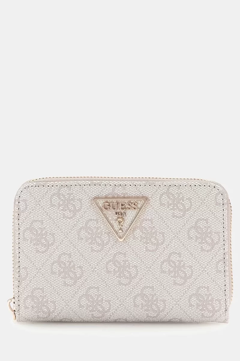 Guess Laurel Slg Medıum Zıp Around Kadın Krem Cüzdan SWSD8500140-DVL