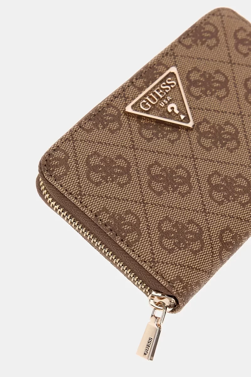 Guess Laurel Slg Medıum Zıp Around Kadın Kahverengi Cüzdan SWSG8500140-LTL