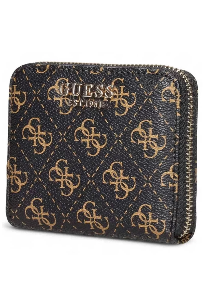 Guess Laurel Slg Small Zıp Around Kadın Kahverengi Cüzdan SWQE8500137-BNL