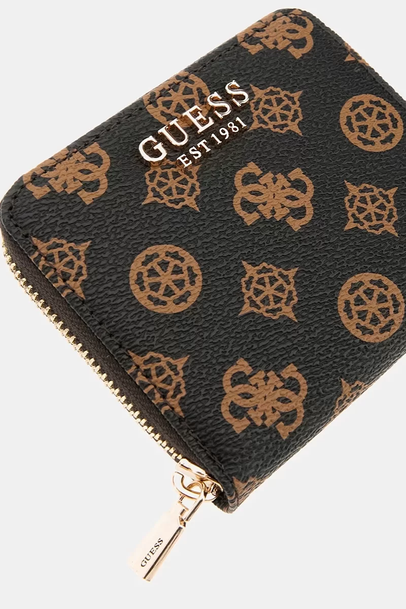 Guess Laurel Slg Small Zıp Around Kadın Kahverengi Cüzdan SWPG8500137-MLO