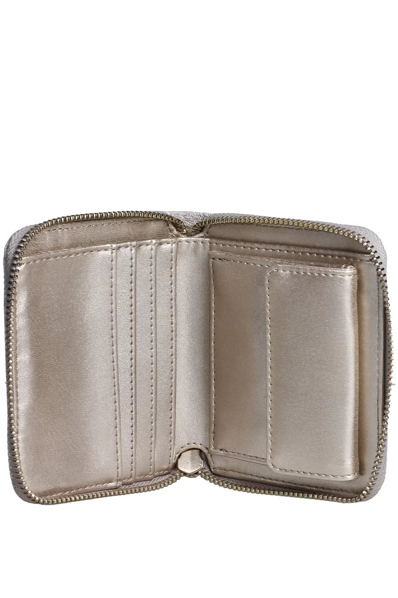 Guess Laurel Slg Small Zıp Around Kadın Krem Cüzdan SWSD8500137-DVL