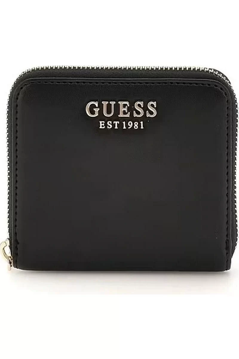 Guess Laurel Slg Small Zıp Around Kadın Siyah Cüzdan SWVC8500137-BLA