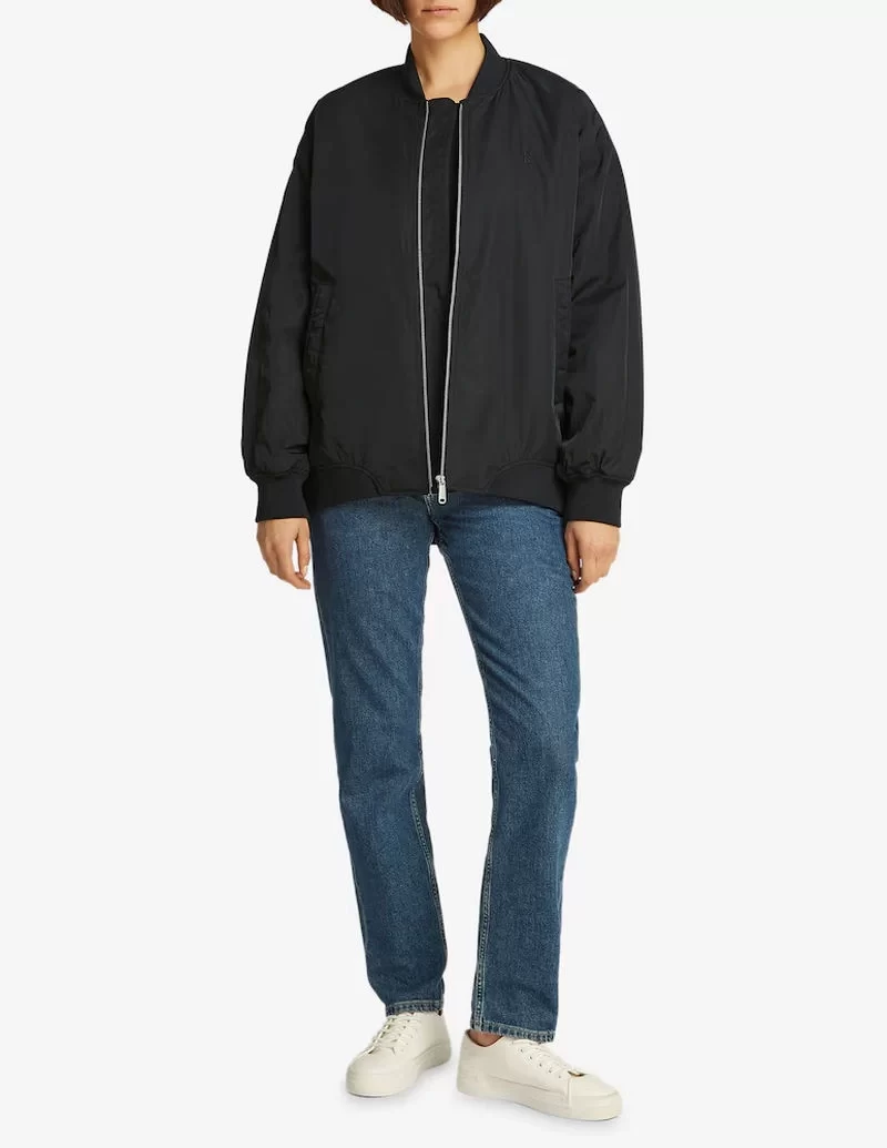 Calvin Klein  Kadın Bomber Siyah Ceket
