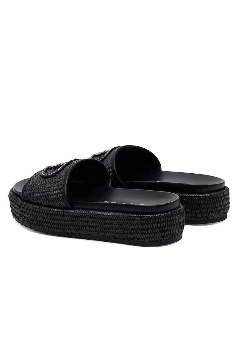 Guess Lonney Kadın Siyah Terlik FLJLNYFAB19-BLACK