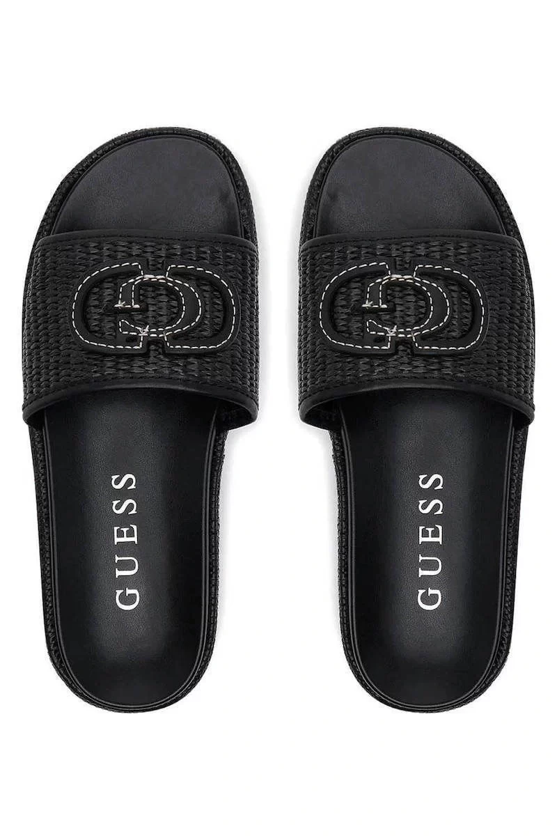 Guess Lonney Kadın Siyah Terlik FLJLNYFAB19-BLACK