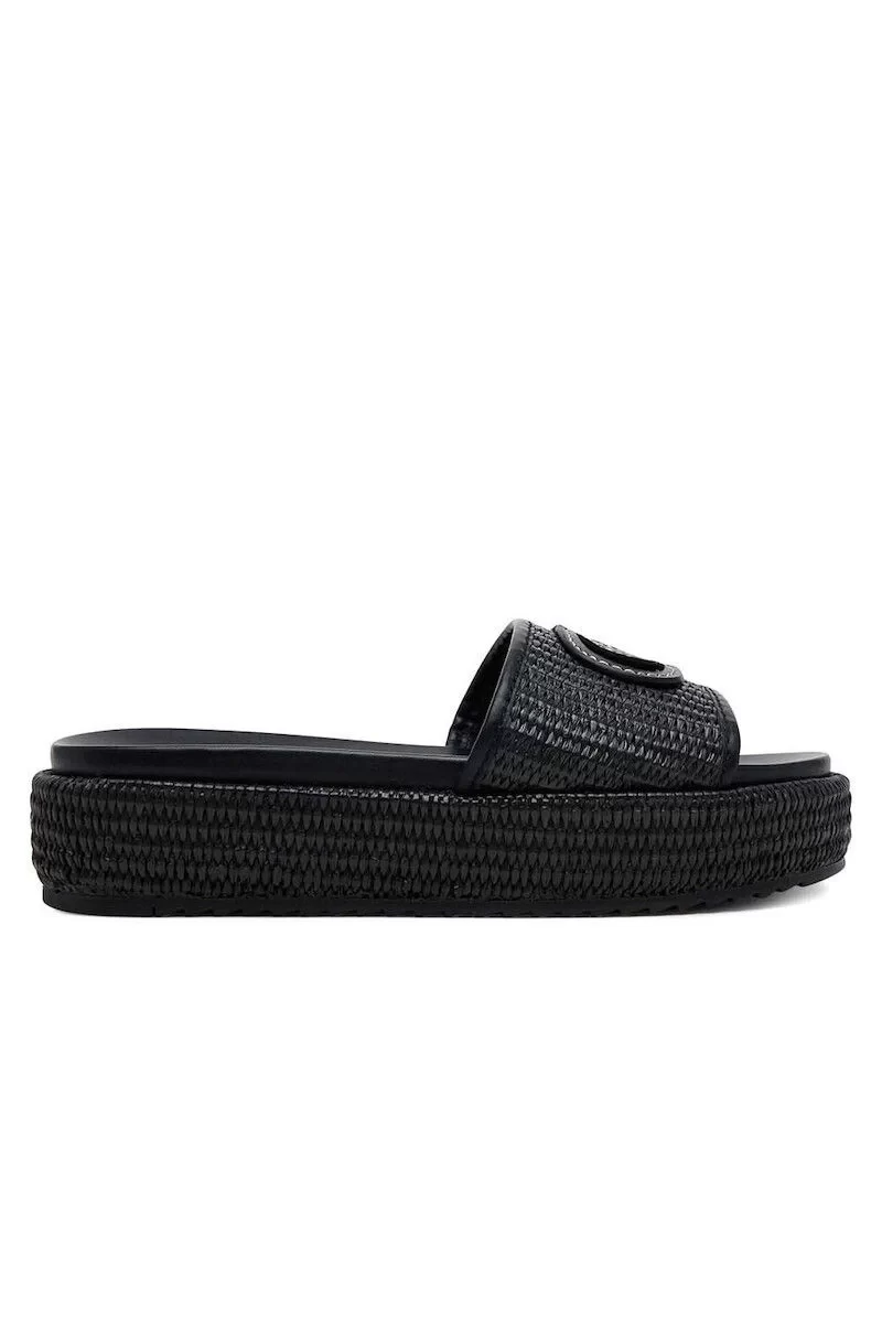 Guess Lonney Kadın Siyah Terlik FLJLNYFAB19-BLACK