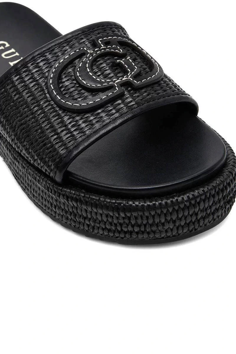 Guess Lonney Kadın Siyah Terlik FLJLNYFAB19-BLACK