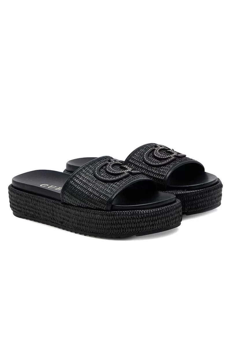 Guess Lonney Kadın Siyah Terlik FLJLNYFAB19-BLACK